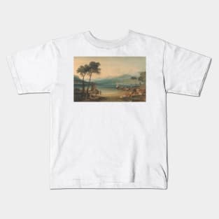 Lake Geneva and Mount Blanc by J.M.W. Turner Kids T-Shirt